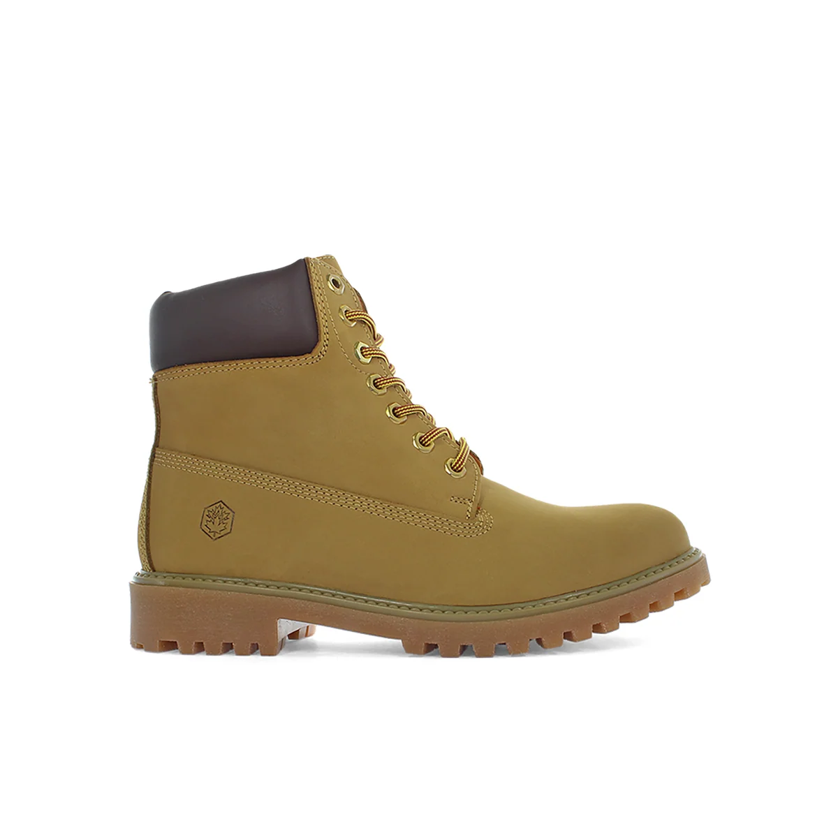 Scarponcini ocra in pelle Lumberjack River