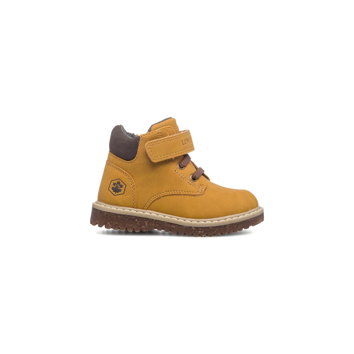 Scarponcini primi passi ocra da bambino Lumberjack Timon