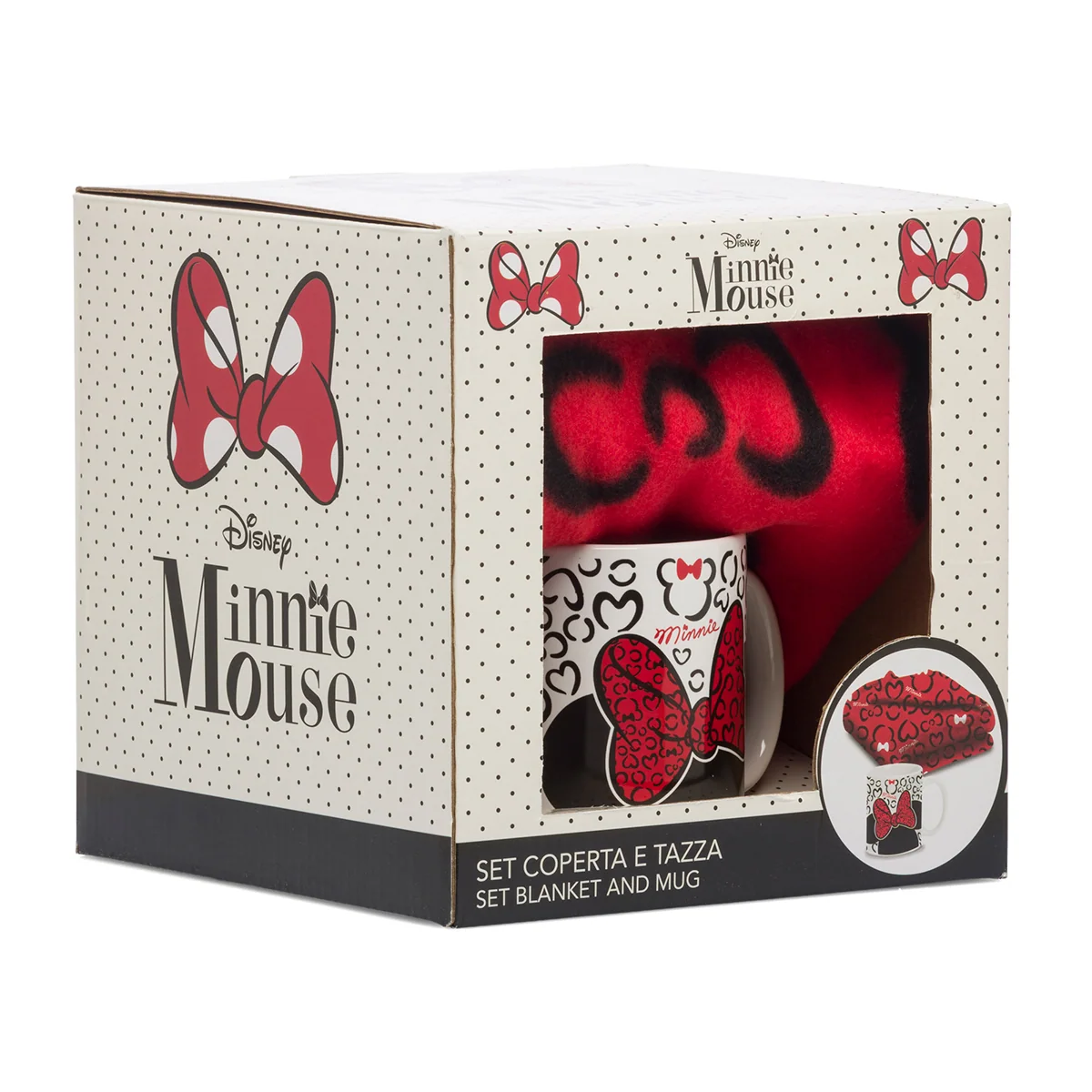 Set regalo con tazza e coperta Minnie