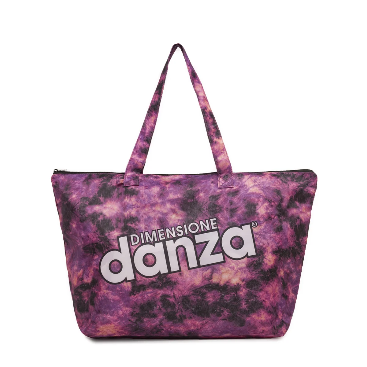 Shopper Bicolore Fucsia da Donna con fantasia tie-dye Dimensione Danza