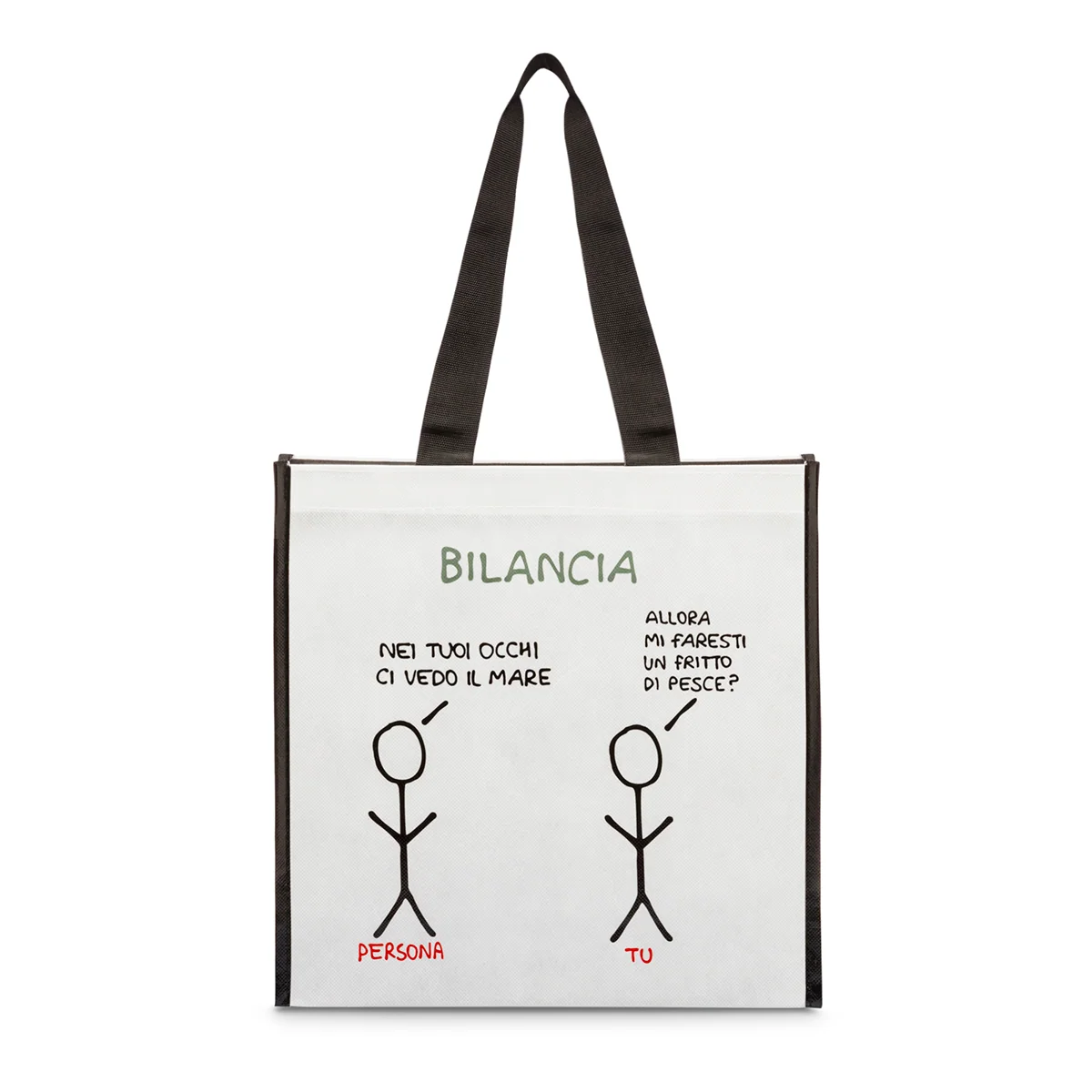 Shopper piccola in TNT Luigi Torres Cerciello - Bilancia