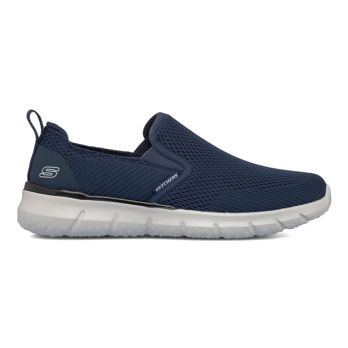 Slip-on blu in tessuto mesh da uomo Skechers Del Retto - Gilman