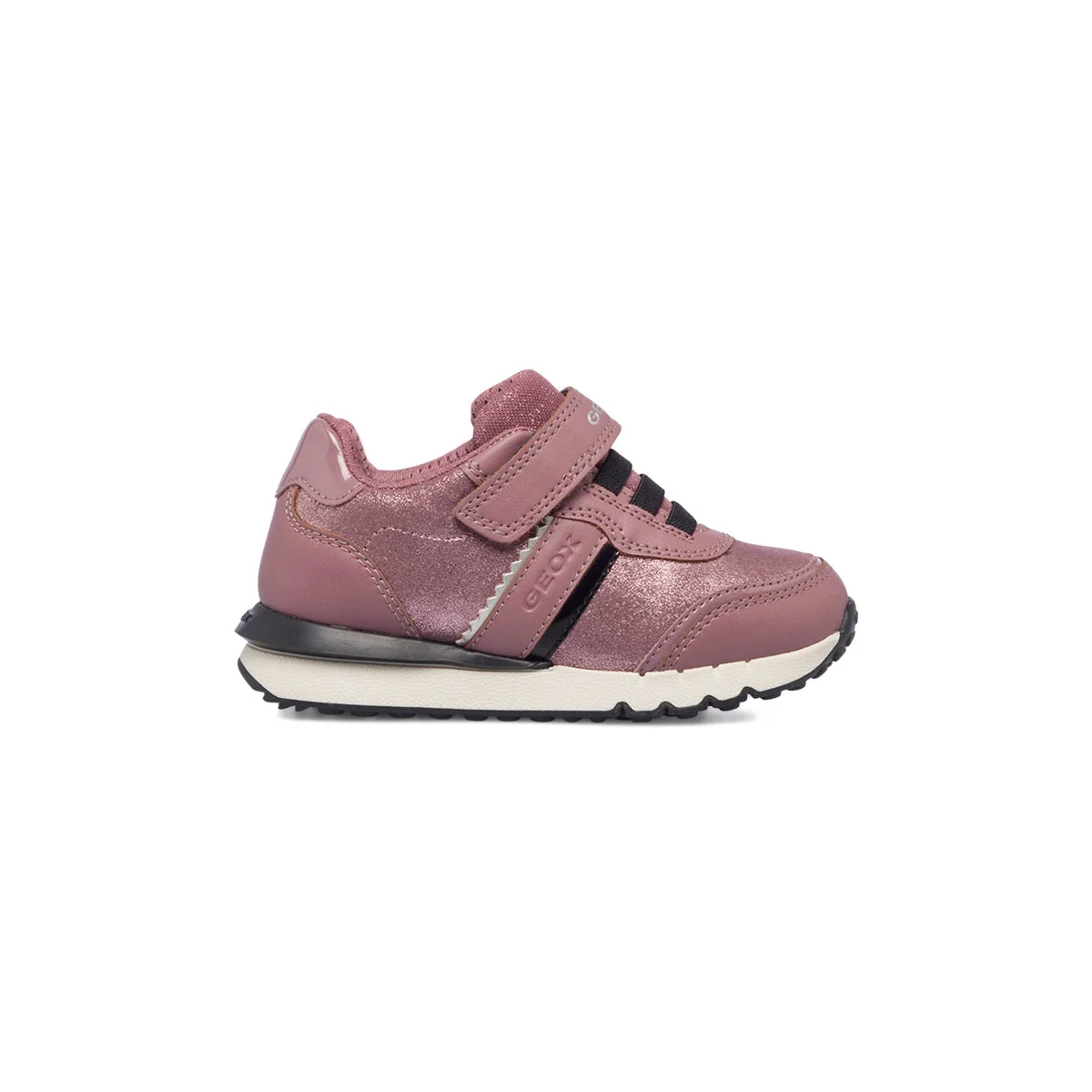 Sneakers alte beige effetto perlato Geox Fastics