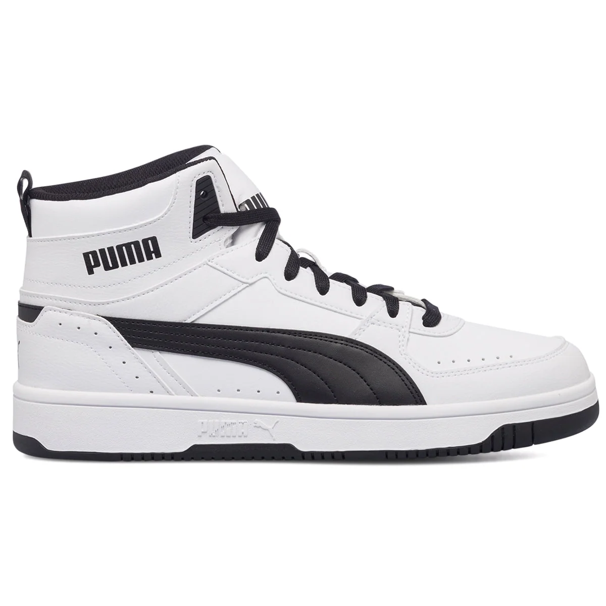 Sneakers alte bianche con logo a contrasto Puma Rebound Joy