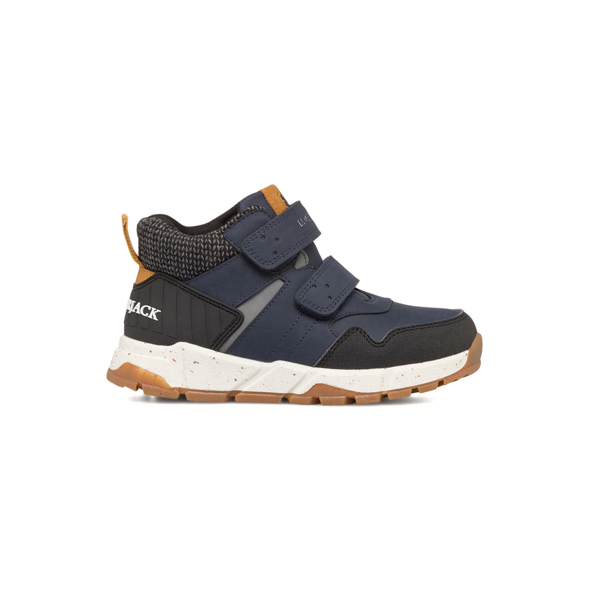 Sneakers alte blu da bambino con doppio velcro Lumberjack Crumb