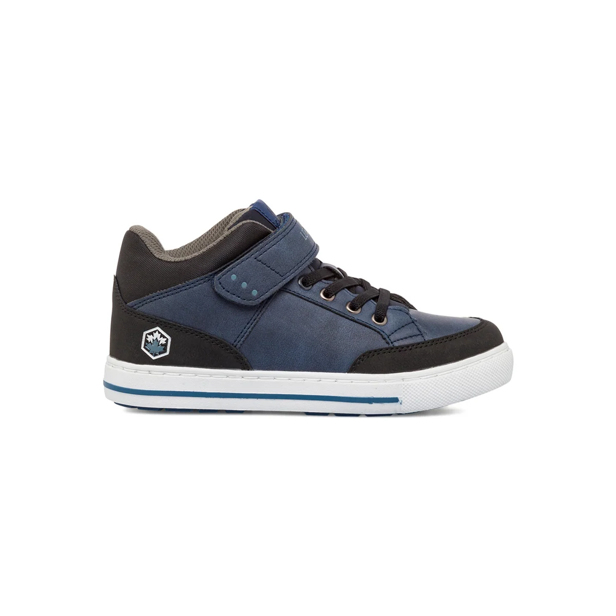 Sneakers alte da ragazzo blu e nero Lumberjack King