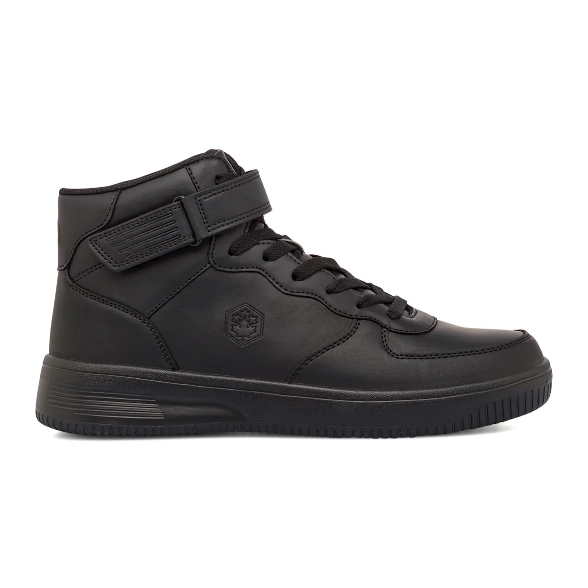 Sneakers alte da uomo color nero con logo Lumberjack Finster High