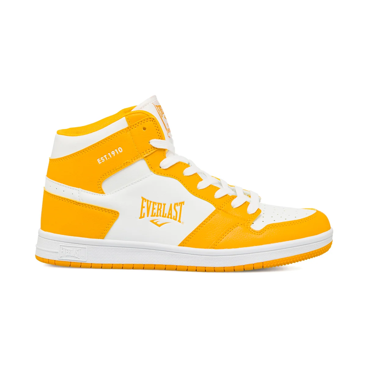 Sneakers alte da uomo gialle e bianche Everlast