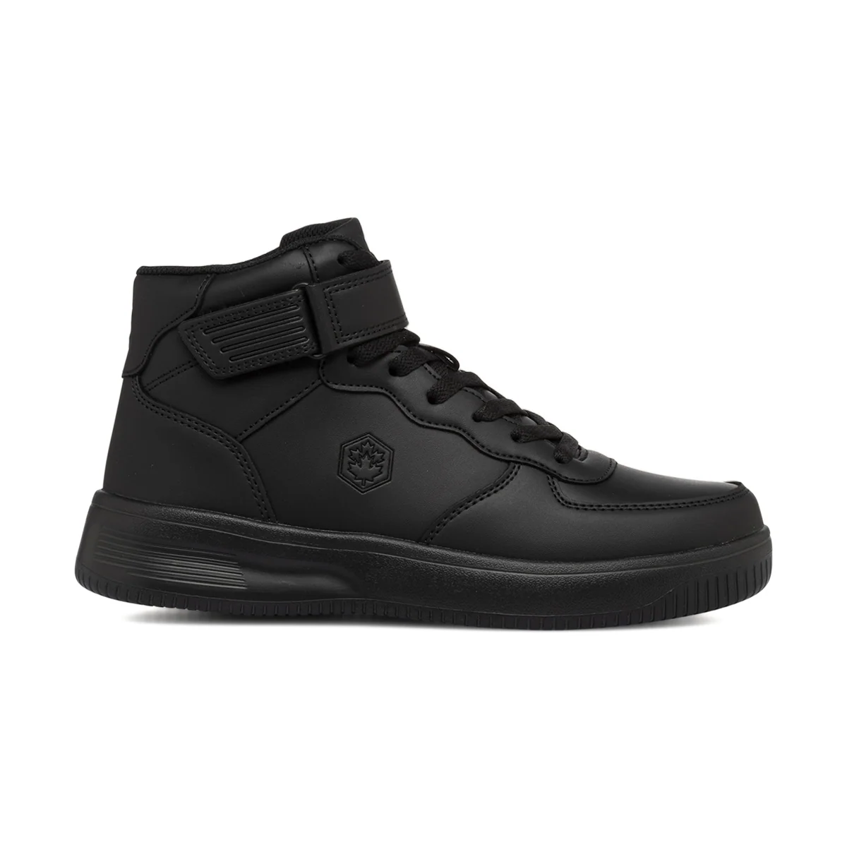 Sneakers alte nere da donna con velcro e cinturino Lumberjack Finster