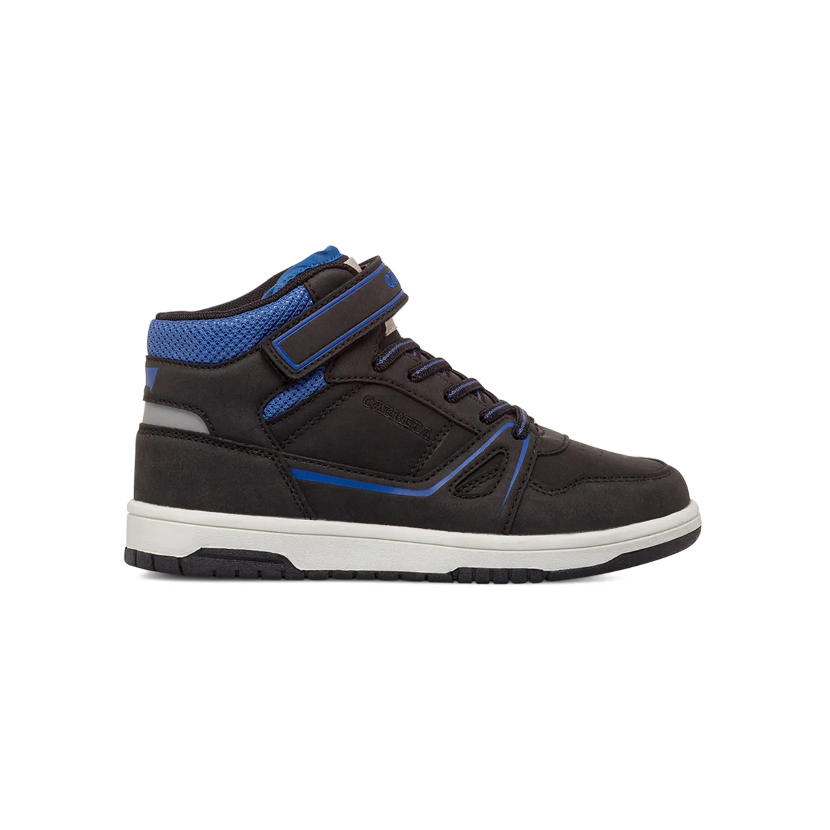 Sneakers alte nere e blu da Bambino con strappo Carrera Jeans