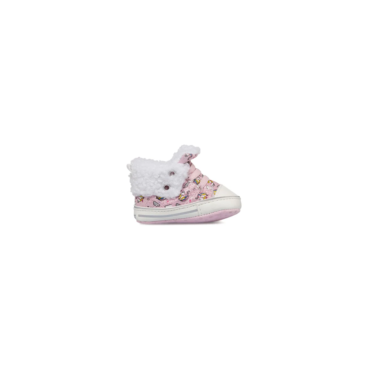 Sneakers alte primi passi rosa da bambina con imbottitura Chicco Noce