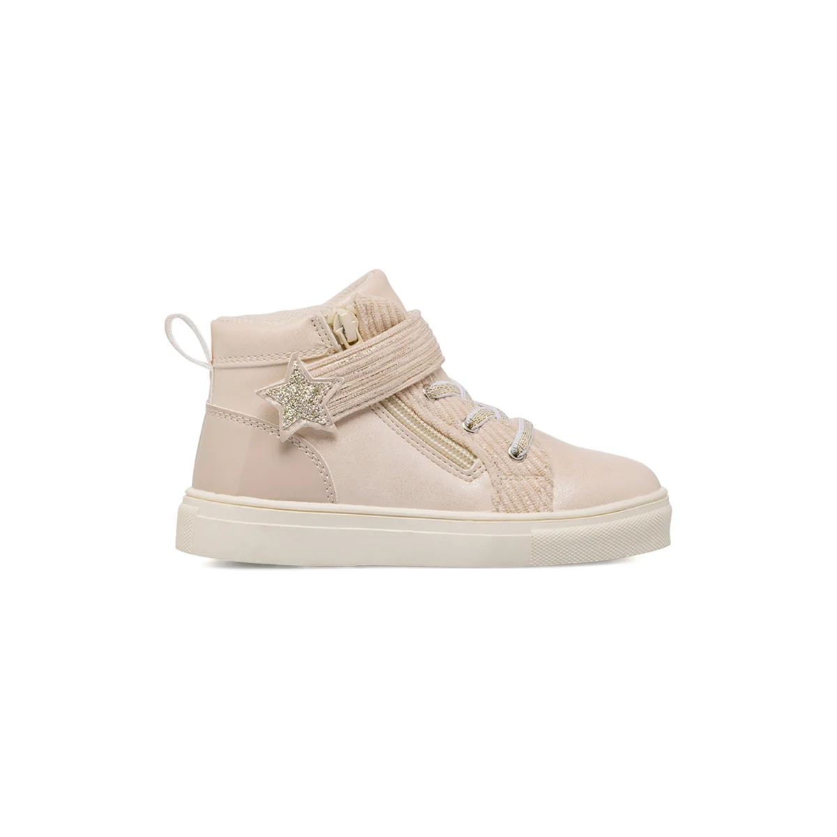 Sneakers alte rosa da Bambina con strappo Le Scarpe di Alice
