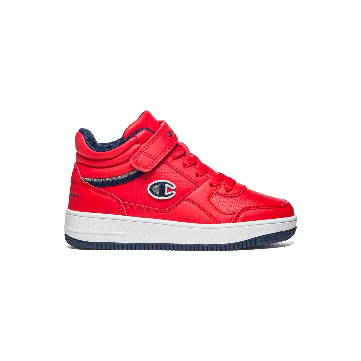 Sneakers alte rosse con logo laterale Champion Vintage Mid B Ps