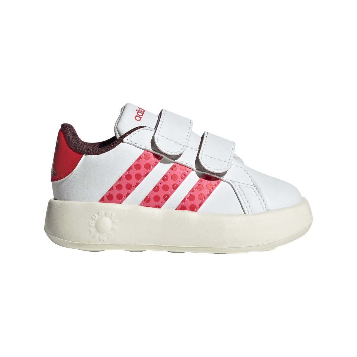 Sneakers bambina primi passi bianche e rosa adidas Advantage Minnie