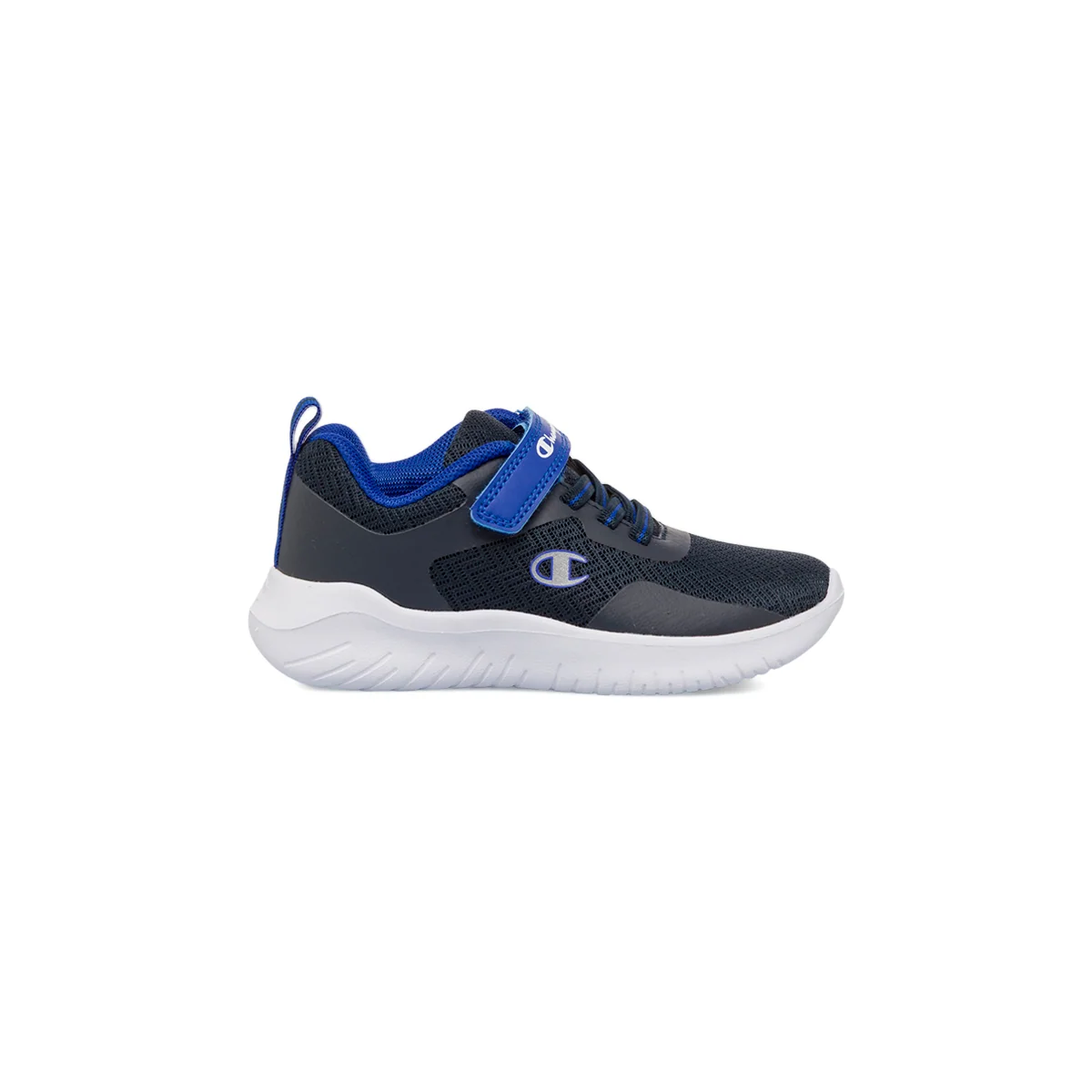 Sneakers bambino primi passi blu con logo Champion Softy Evolve