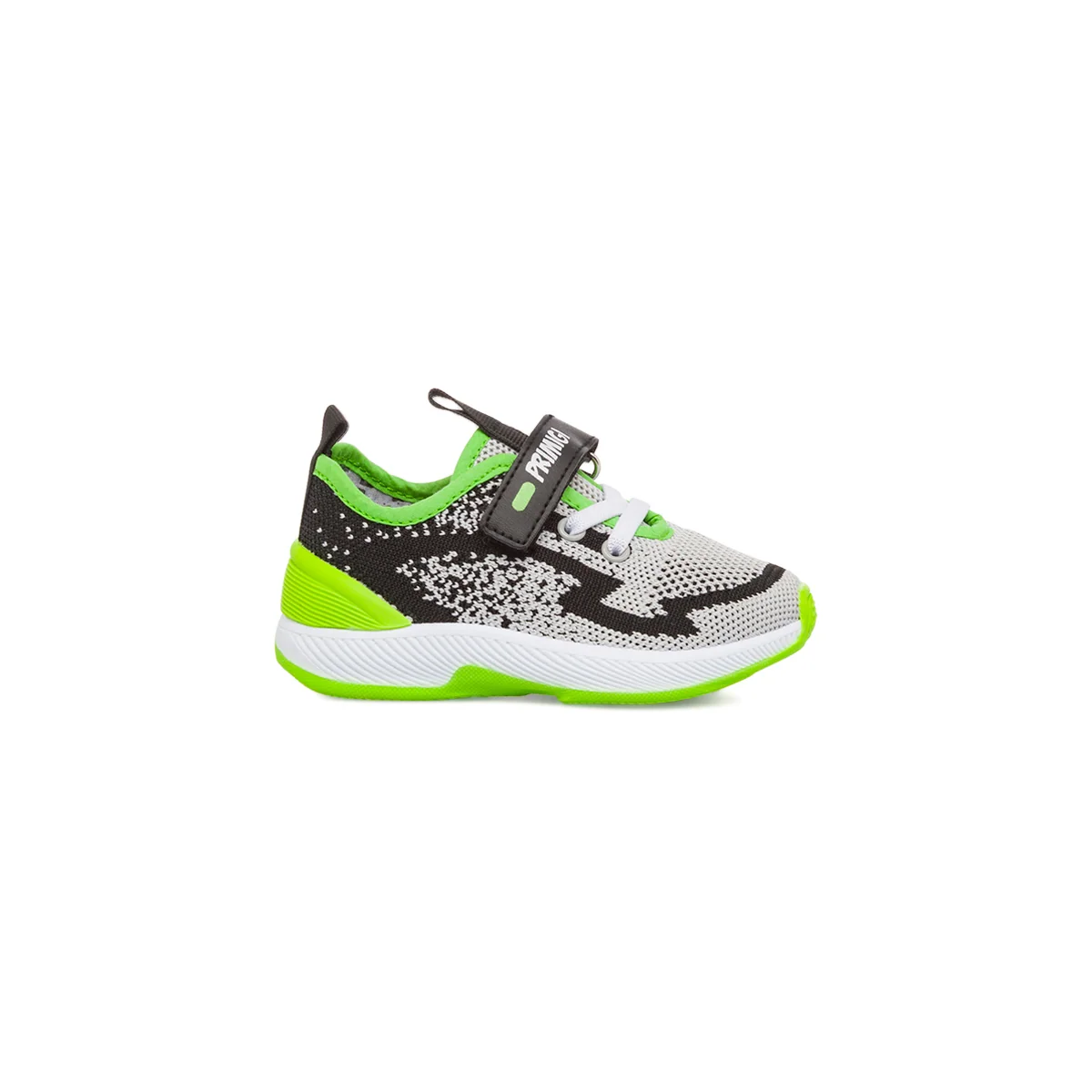 Sneakers bambino primi passi grigie nere e verdi Primigi Baby Rush
