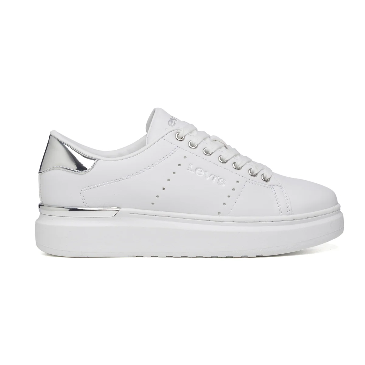 Sneakers bianche con dettagli laminati Levi's Ellis Max