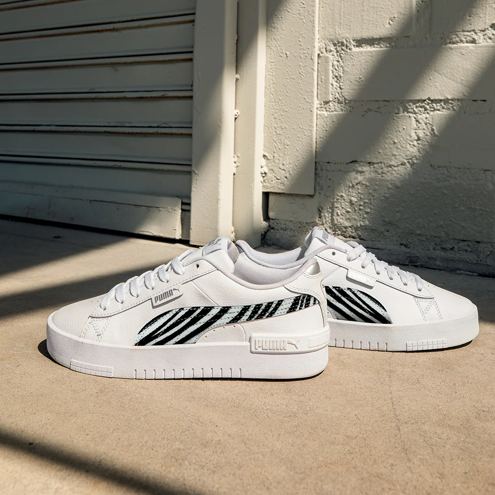 Sneakers bianche con dettaglio animalier Puma Jada