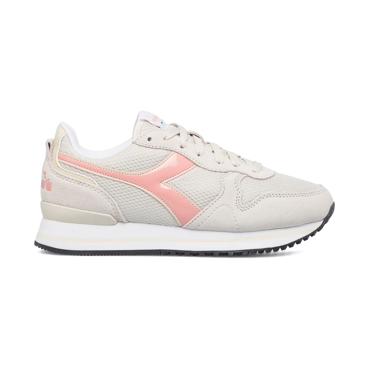 Sneakers bianche con logo a contrasto Diadora Olympia Wn Platform