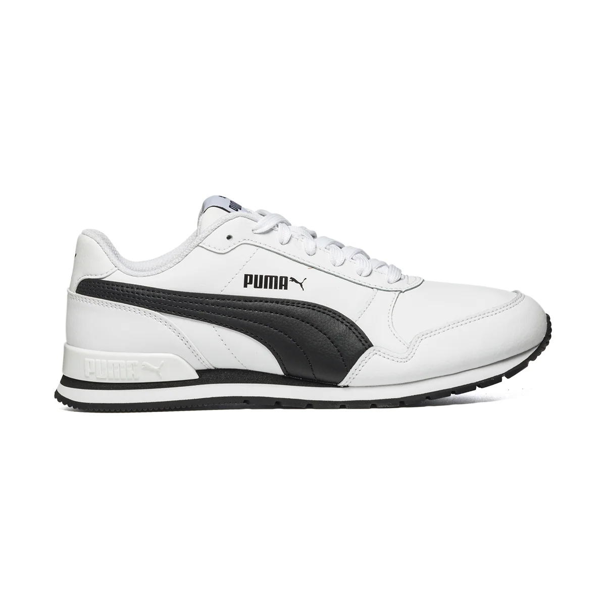 Sneakers bianche con striscia laterale a contrasto Puma St Runner V2 L Jr