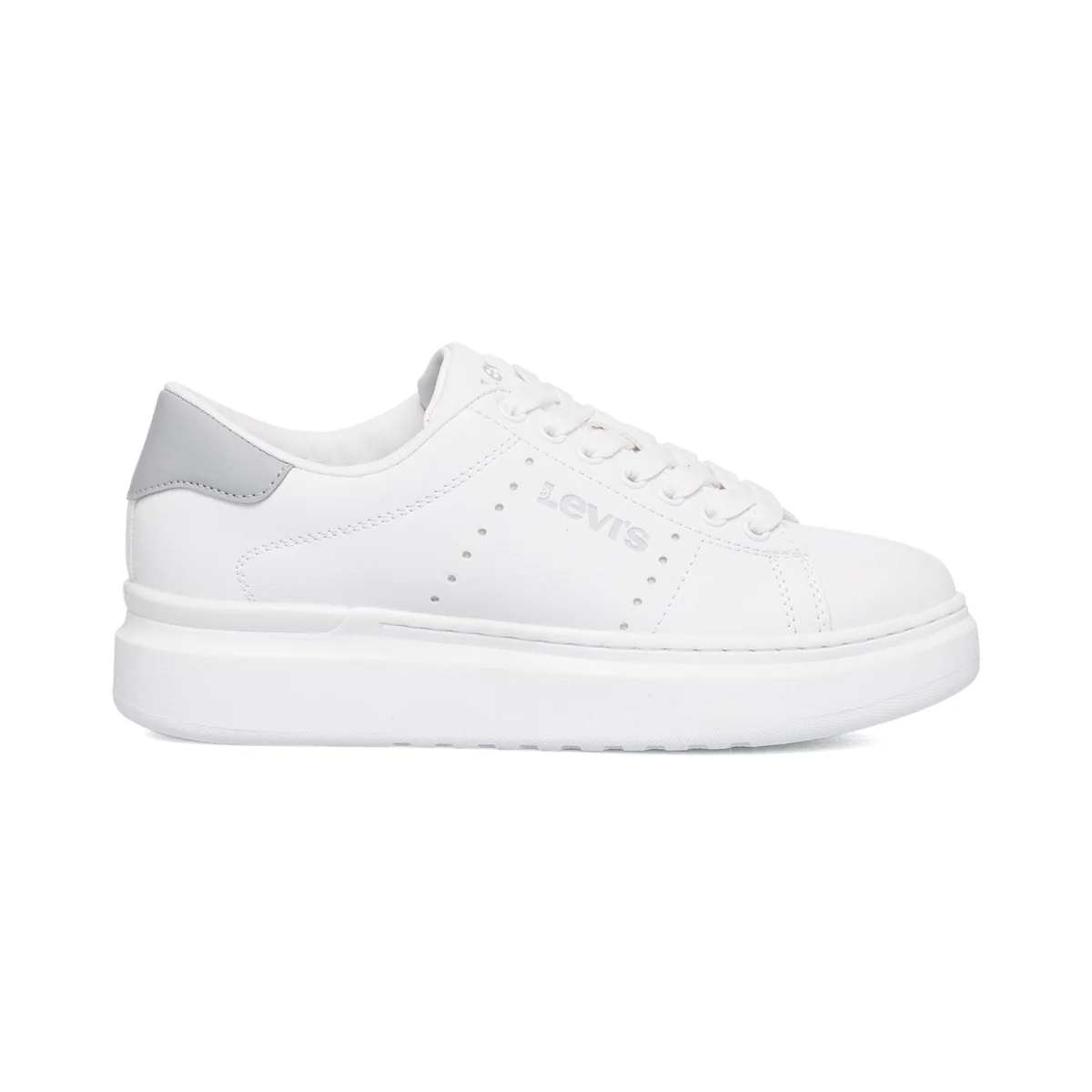 Sneakers bianche con suola alta Levi's Ellis Max