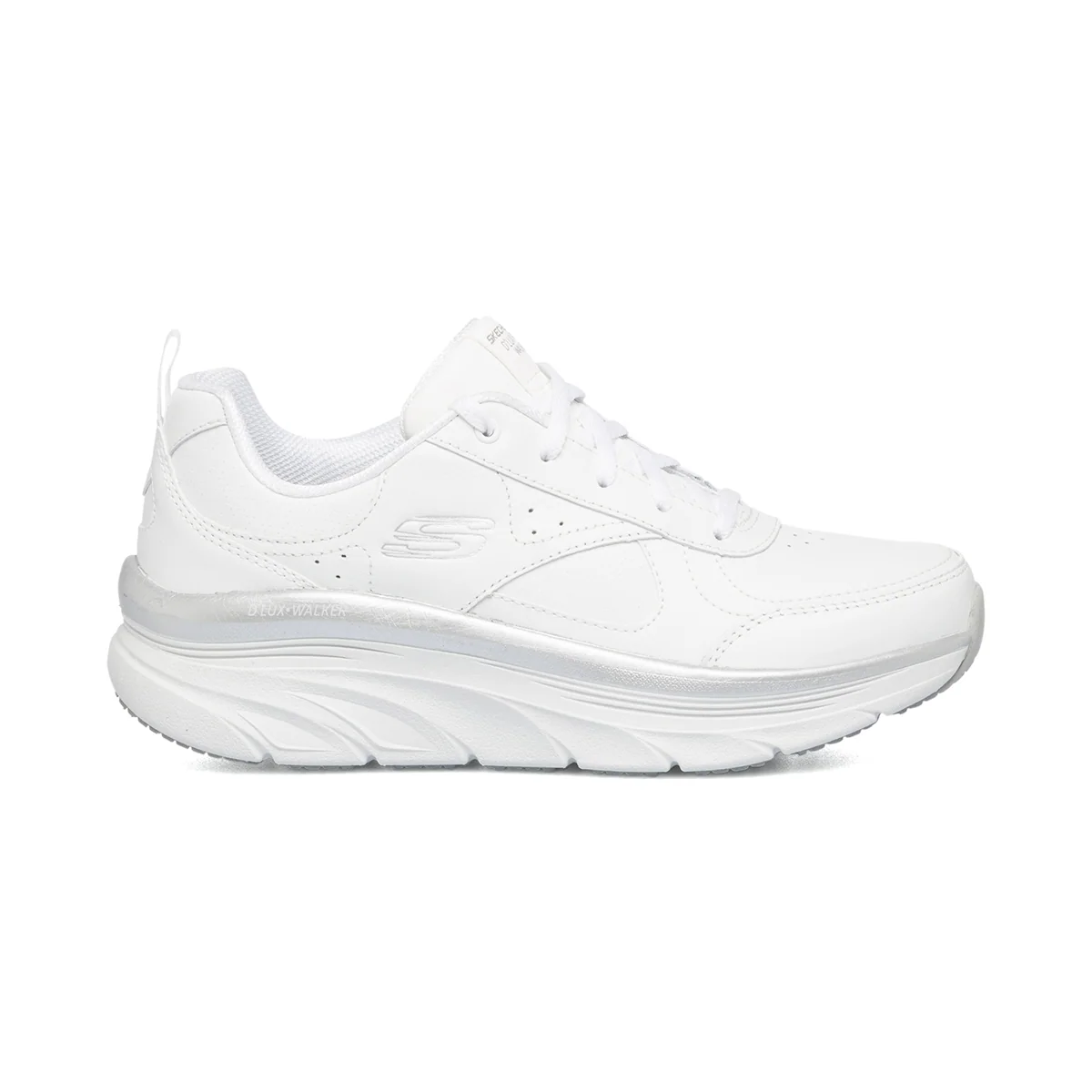 Sneakers bianche con suola chunky Skechers D'Lux Walker