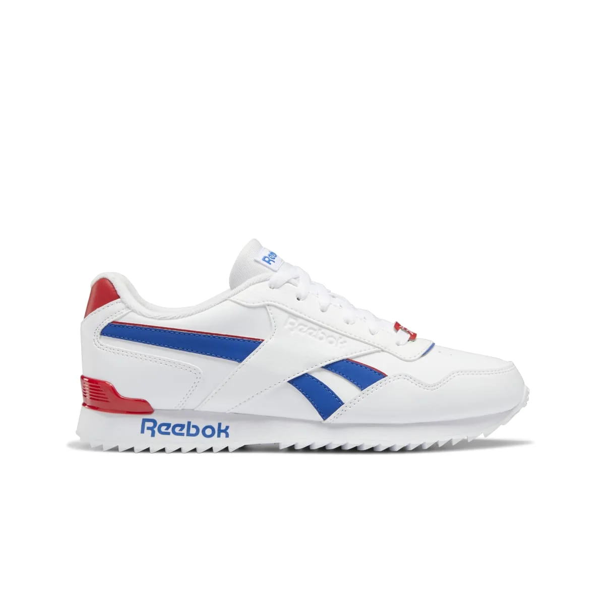 Sneakers bianche con suola dentellata Reebok Royal Glide Ripple Clip