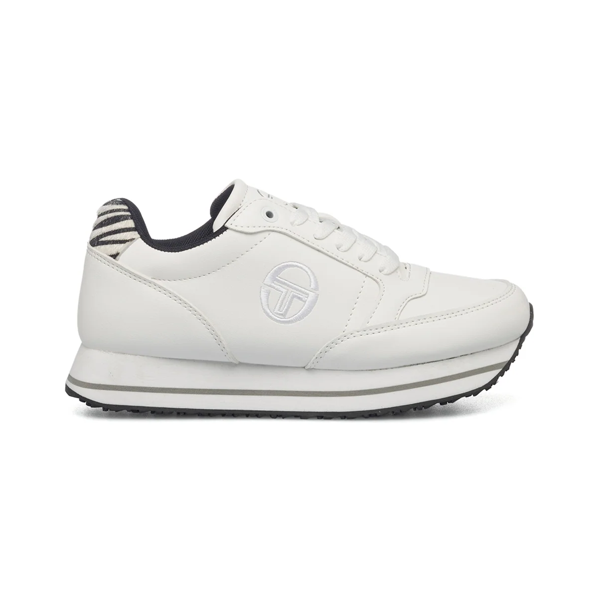 Sneakers bianche con suola platform Sergio Tacchini Wild