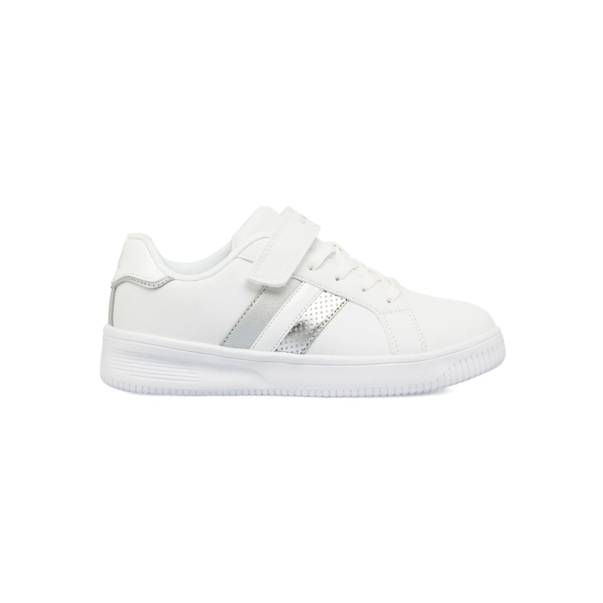 Sneakers Bianche da Bambina con dettaglio argento Lumberjack
