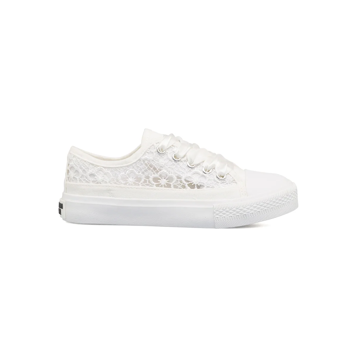 Sneakers bianche da bambina con ricamo Miss Sixty