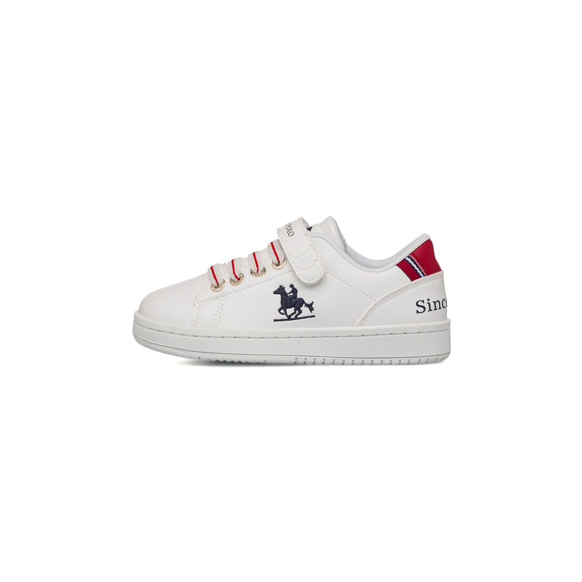 Sneakers bianche da Bambino con logo U.S. Grand Polo