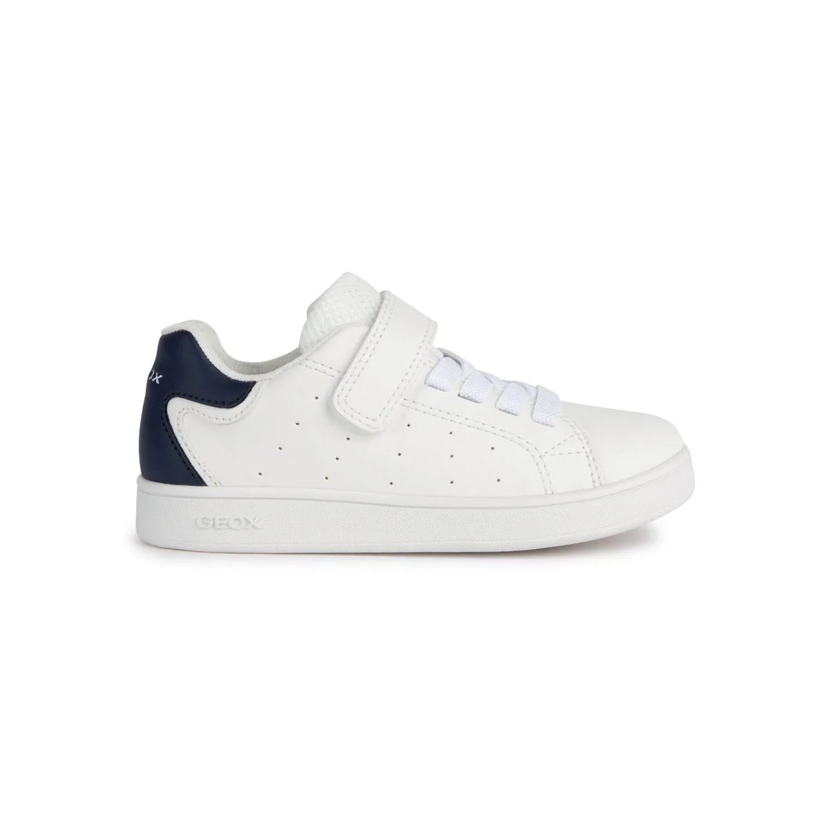 Sneakers bianche da Bambino con suola traspirante Eclyper Geox