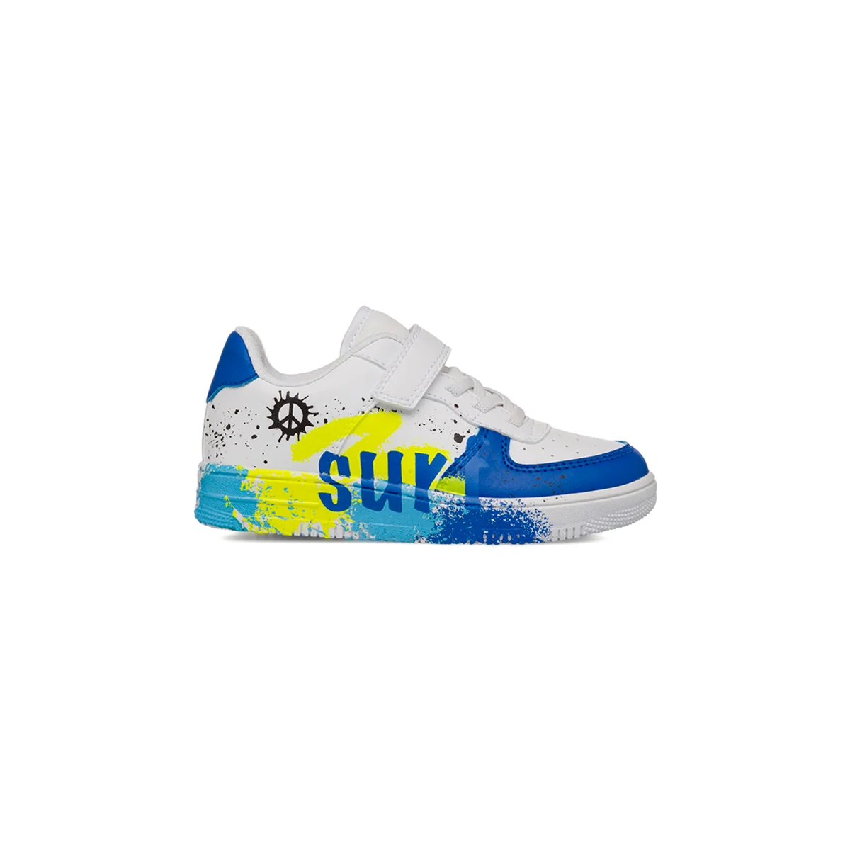 Sneakers Bianche da Bambino e Ragazzo con strappo in velcro Space Boy