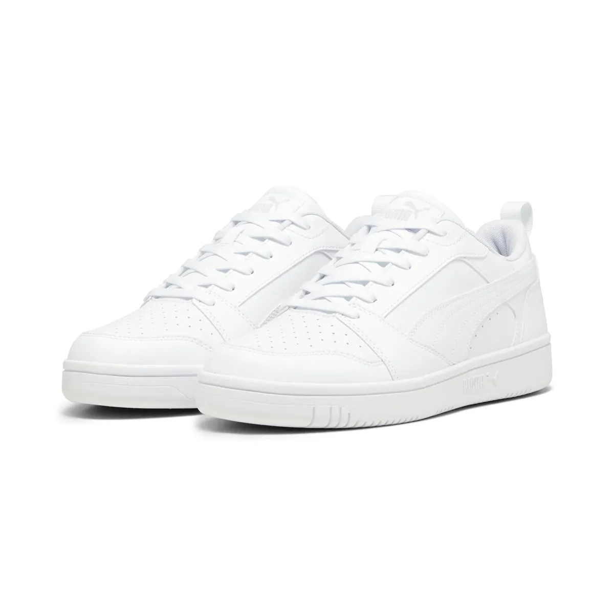 Sneakers bianche da Donna con logo laterale Puma Rebound v6 Low