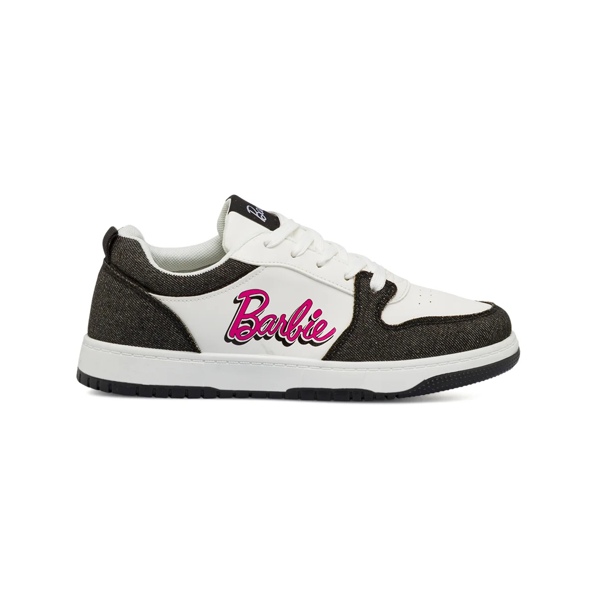Sneakers bianche da Ragazza con inserti effetto jeans Barbie