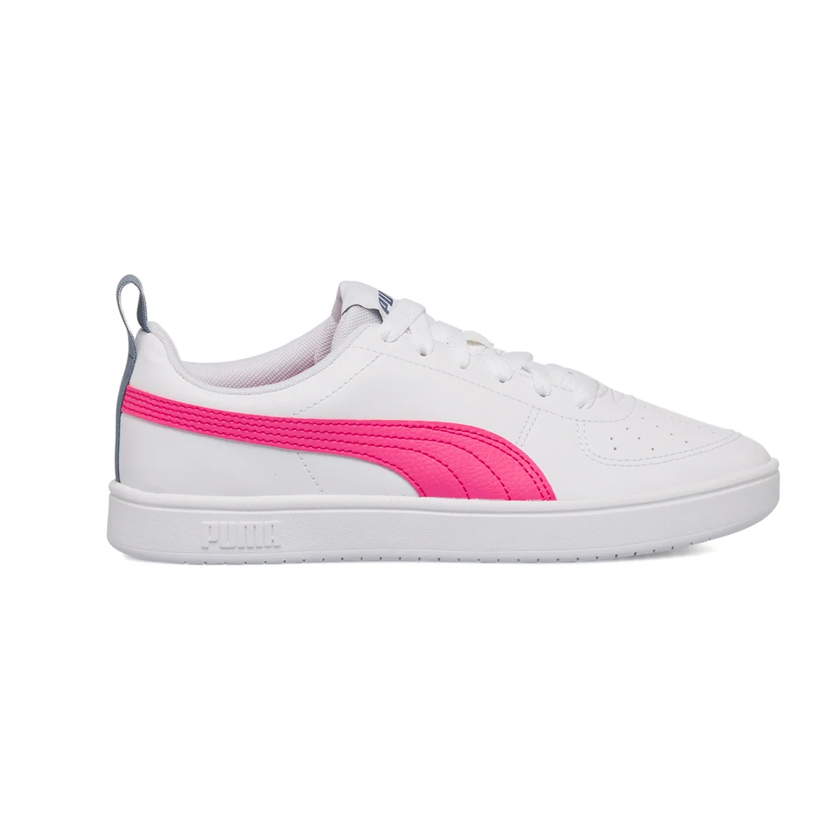 Sneakers bianche da ragazza con striscia a contrasto Puma Rickie Jr