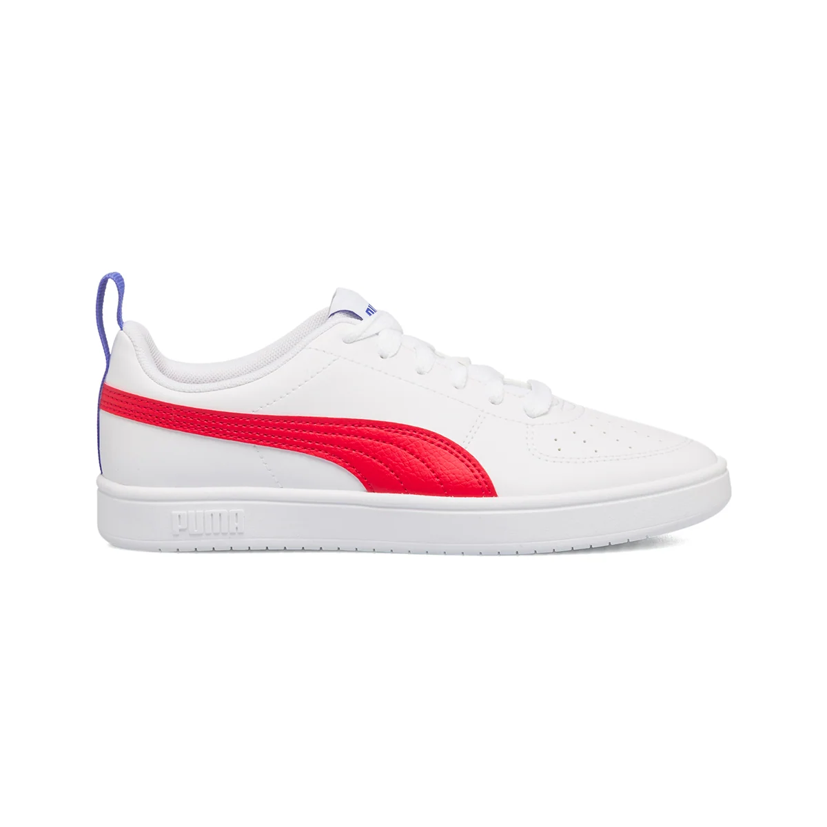 Sneakers bianche da ragazza con striscia a contrasto Puma Rickie Jr