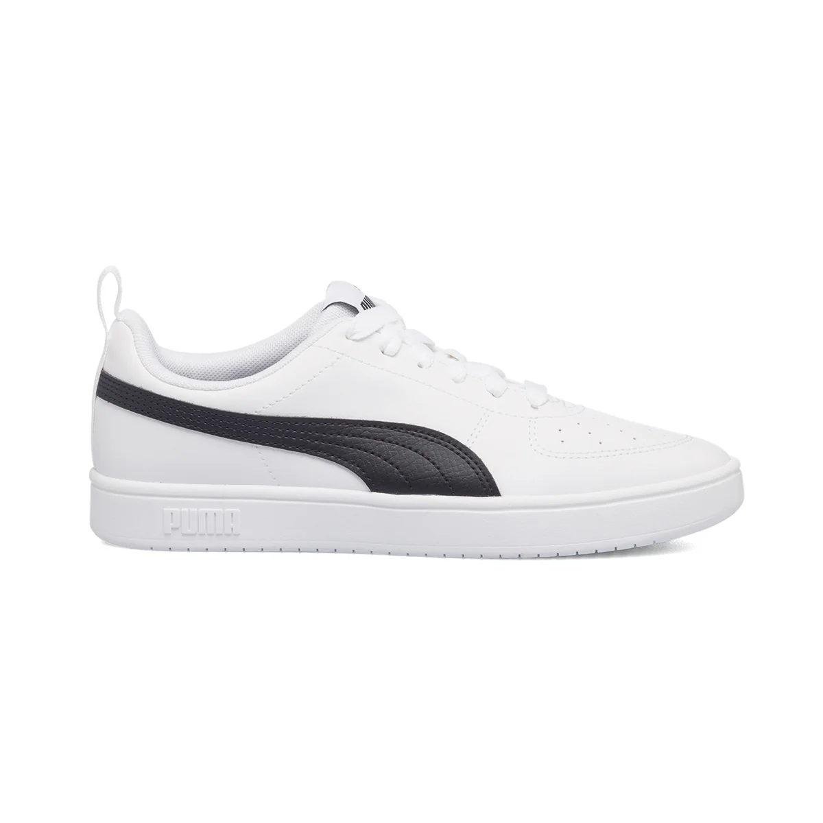 Sneakers bianche da ragazzo con striscia a contrasto Puma Rickie Jr