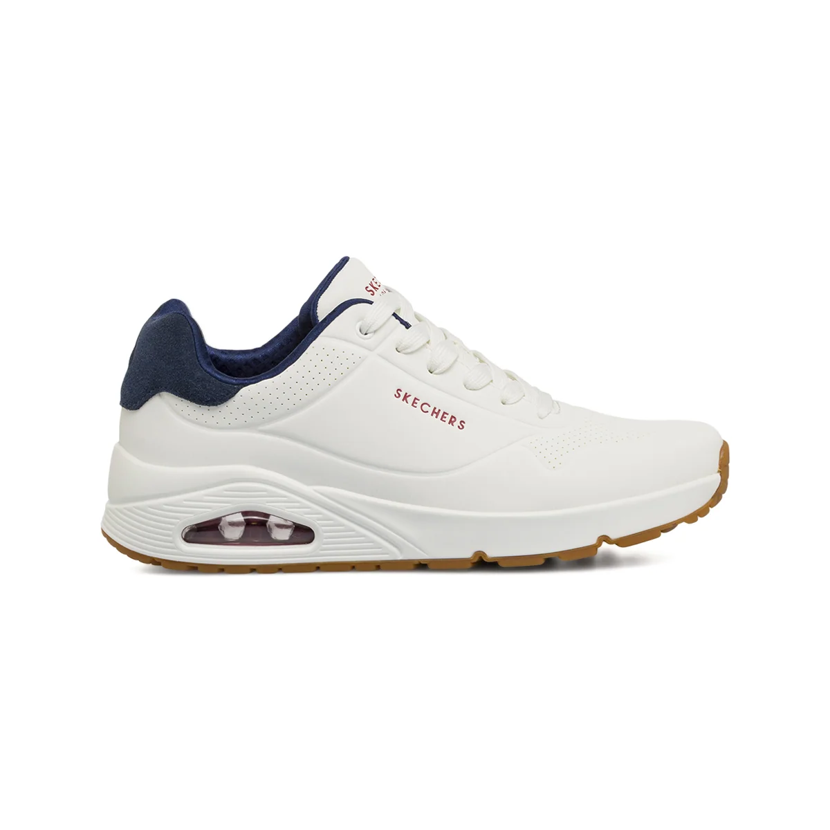 Sneakers Bianche da Uomo con ammortizzazione ad aria Skechers
