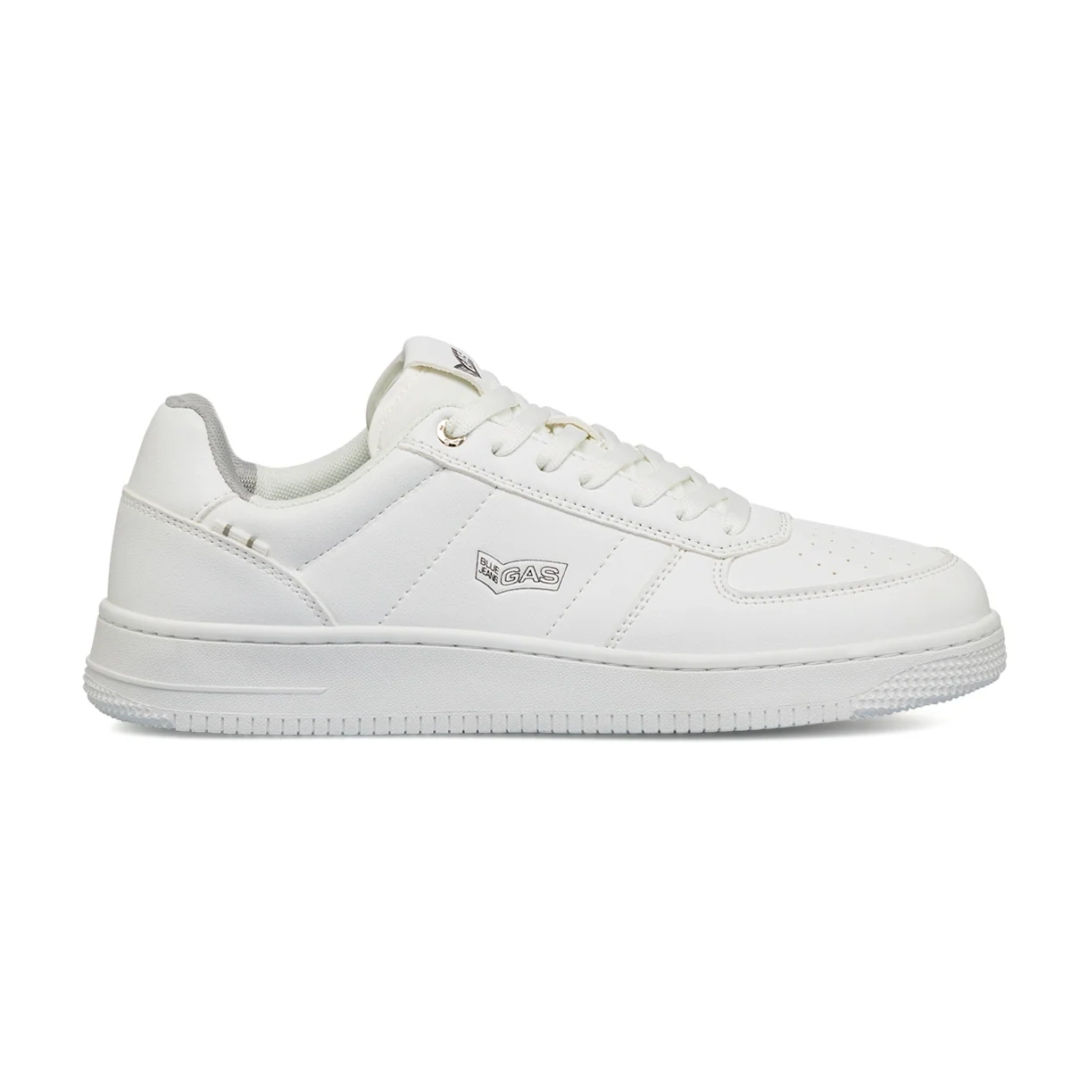 Sneakers bianche da uomo con logo laterale Gas Kevin