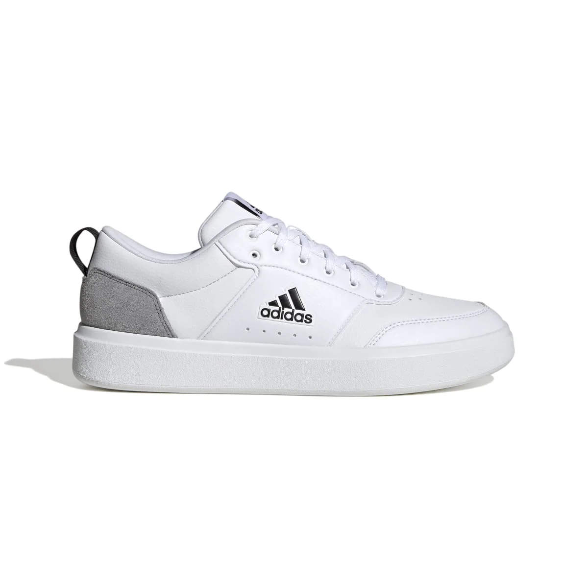 Sneakers bianche da uomo con logo nero adidas Park ST