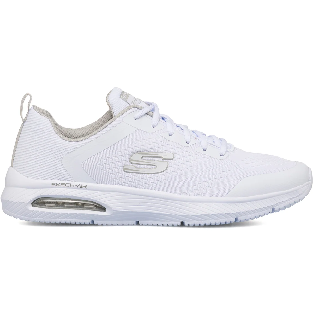 Sneakers bianche da uomo con sottopiede Memory Foam Skechers Dyna-Air