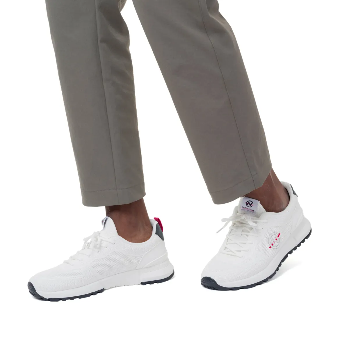 Sneakers bianche da Uomo in tessuto Nautica