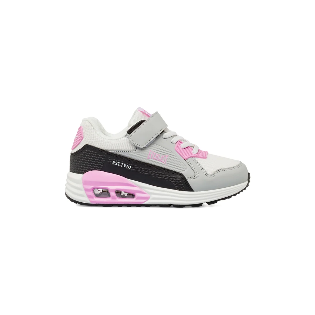Sneakers bianche e grigie da ragazza con strappo Everlast
