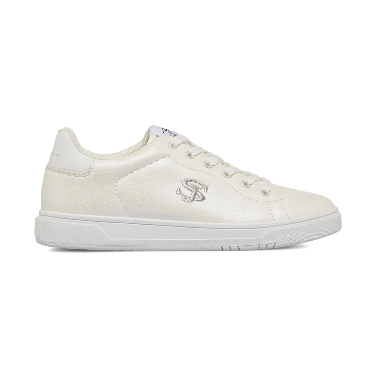 Sneakers Bianco off-white da Donna con logo Swish Jeans