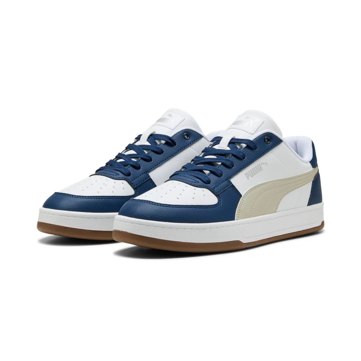 Sneakers bicolore bianco e blu da Uomo Puma Caven 2.0