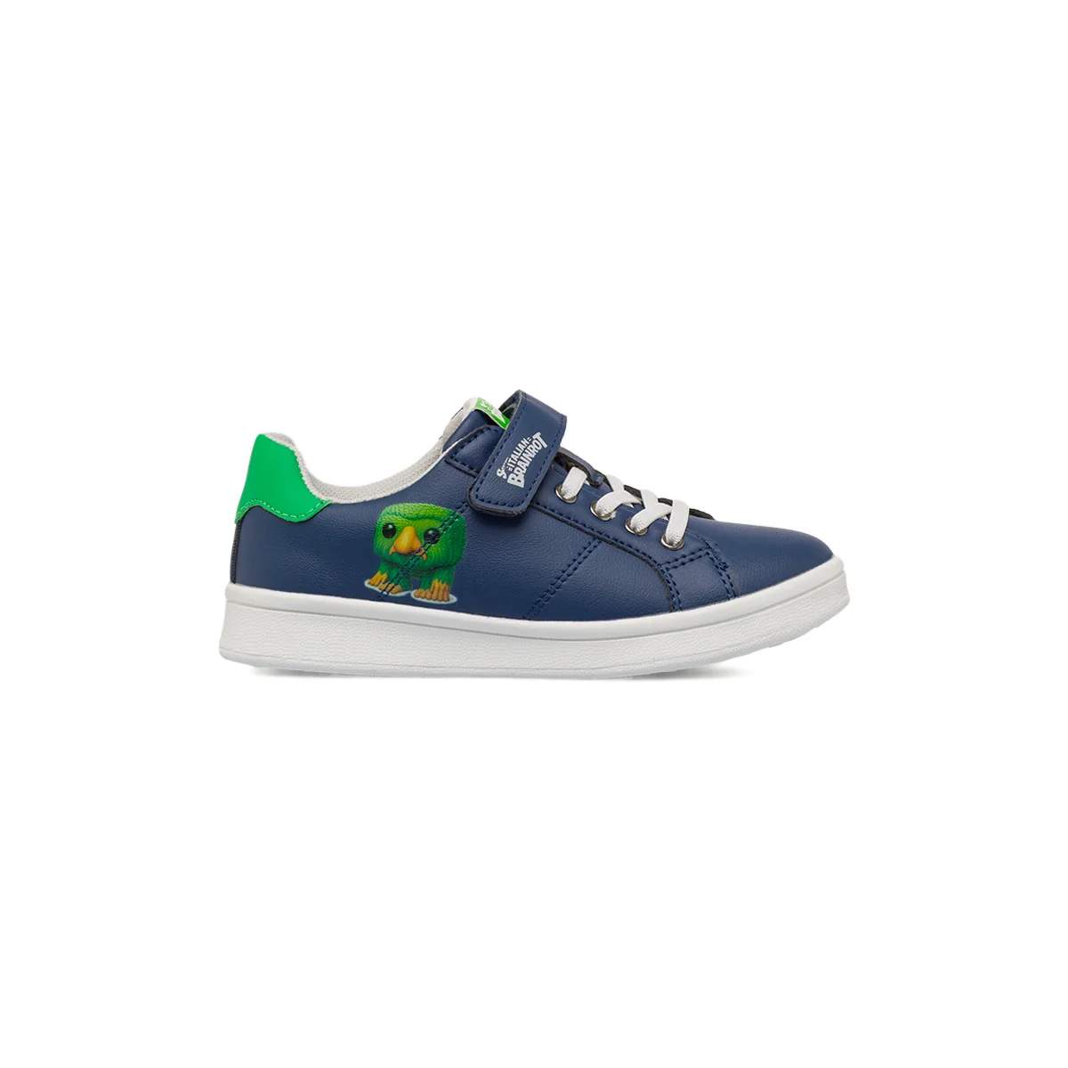 Sneakers blu Bambino con chiusura a strappo e lacci elastici Skifidol