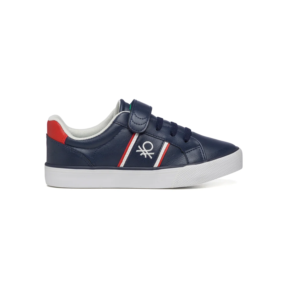 Sneakers blu con dettaglio rosso sul tallone Benetton Crispy Ltx Ps
