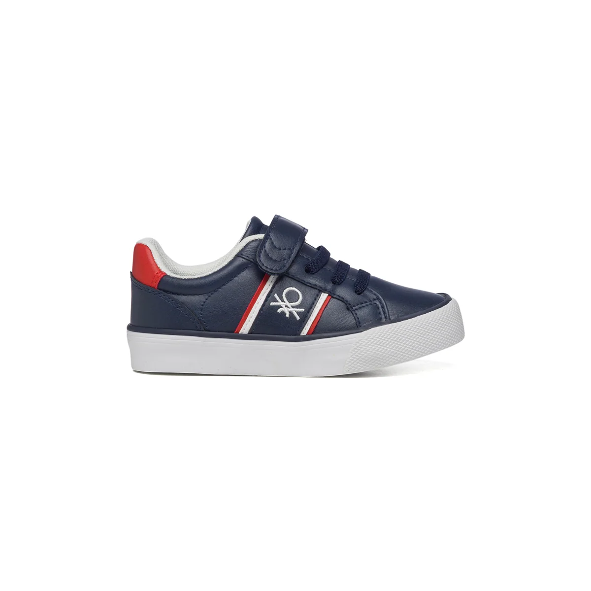 Sneakers blu con dettaglio rosso sul tallone Benetton Crispy Ltx Td