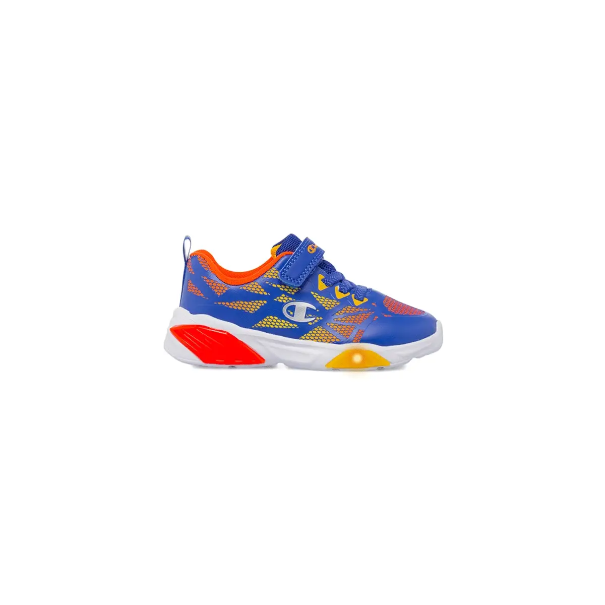 Sneakers blu con luci da Primi Passi Bambino Champion Wave